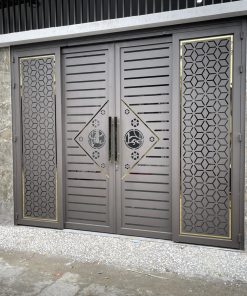 Mẫu cổng sắt trượt quay Đà Nẵng