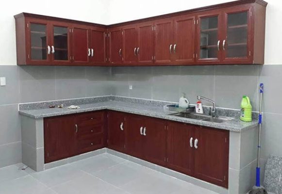 Giá tủ bếp nhôm kính đà nẵng