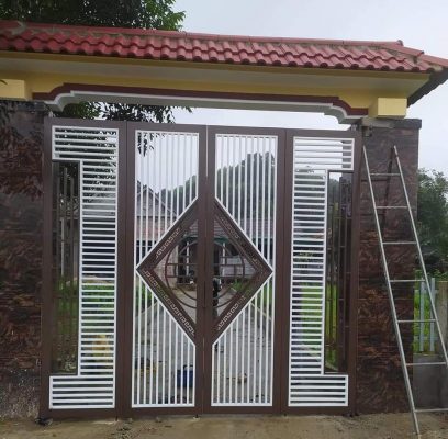 Mẫu cổng sắt hộp 2026