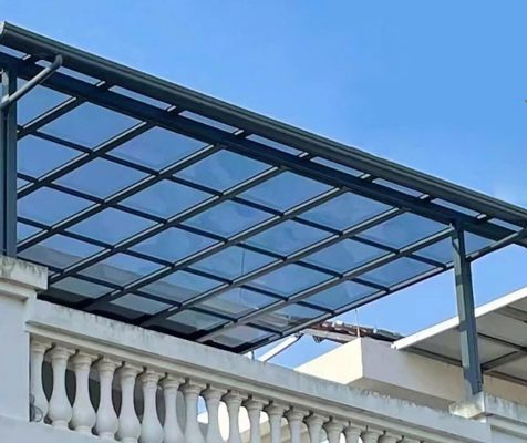 Mái poly uốn vòm đà nẵng